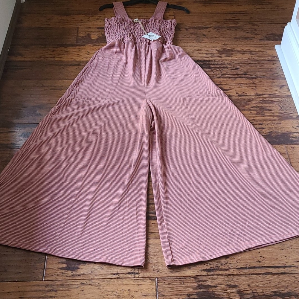 NWT Easel Wide leg palazzo jumpsuit/ romper